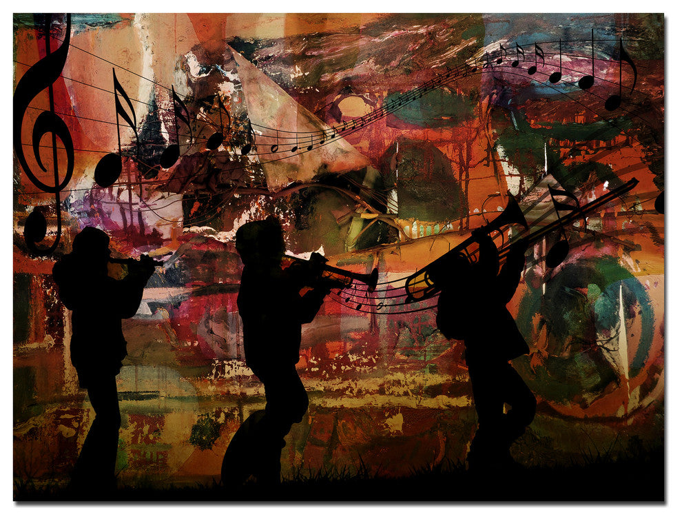 Jazz Trio Canvas Wall Art