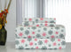Pointehaven 170 Flannel Sheet Set, Snow Flakes Multi, Twin Xl