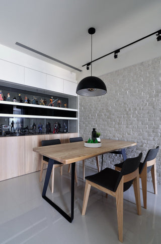 Medium Dome Pendant, Black