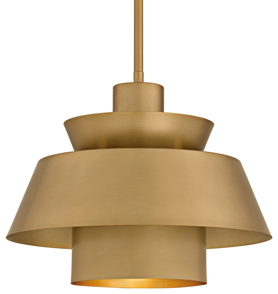 Quoizel LMI1814 Lumi 14"W Pendant - Brushed Weathered Brass