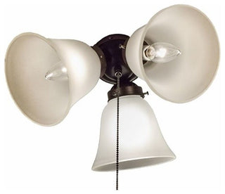 Basic Max 3-Light Ceiling Fan/Light Kit With Wattage Limiter, Oil Rubbed Bronze