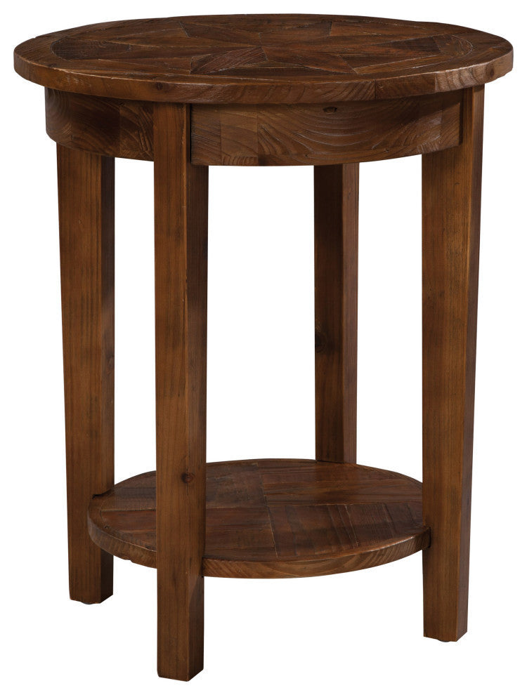 Revive - Reclaimed Round End Table, Natural