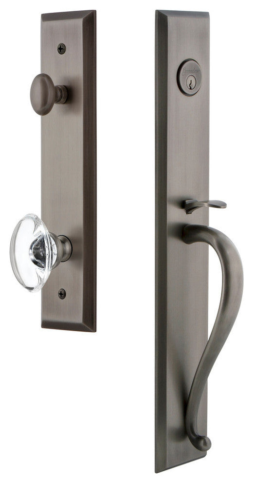 Fifth Avenue 1-Piece Dummy Handleset, S Grip and Provence Knob, 849588