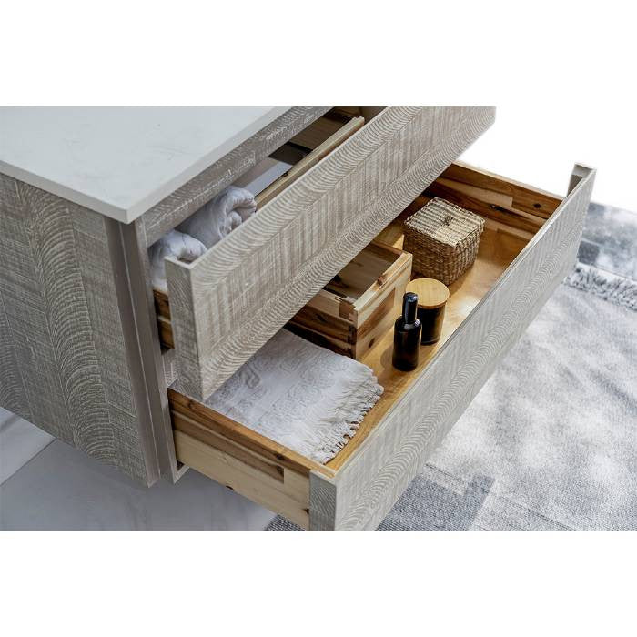Fresca Formosa Modern 23" Ash Wall Hung Bathroom Cabinet
