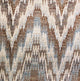 Mid Night Oblique Ridge Wave Luxury Throw Pillow, 18"x18"