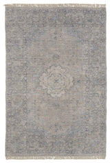 Weave & Wander Ramey Blue 5'x7'6" Hand Woven Area Rug