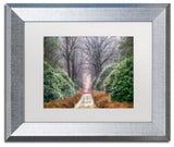 Cora Niele 'Rhododendron Lane' Matted Framed Art
