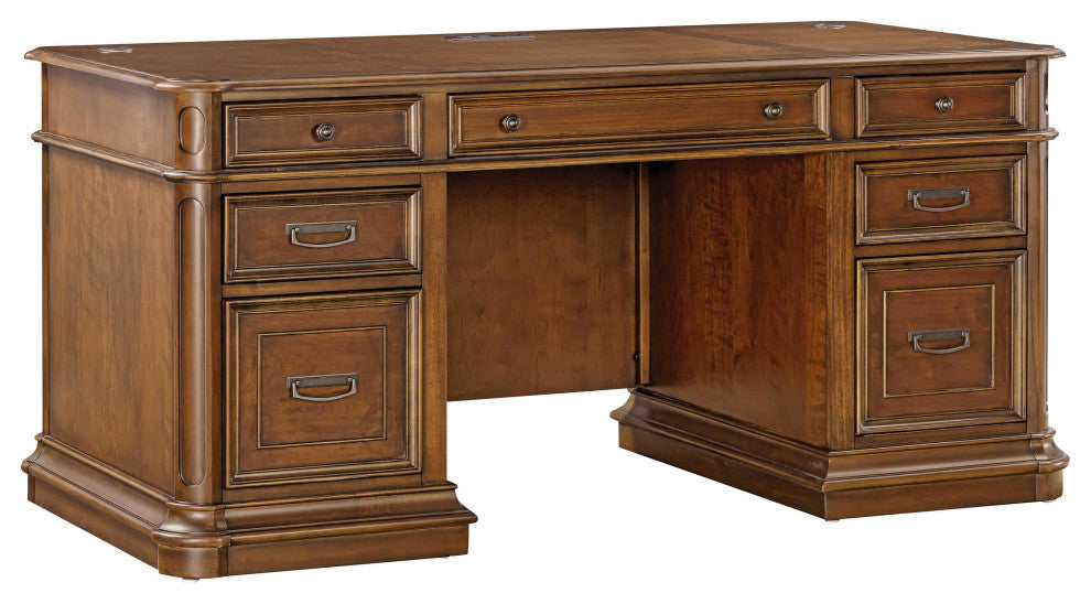 Roanoke Cherry Executive Desk