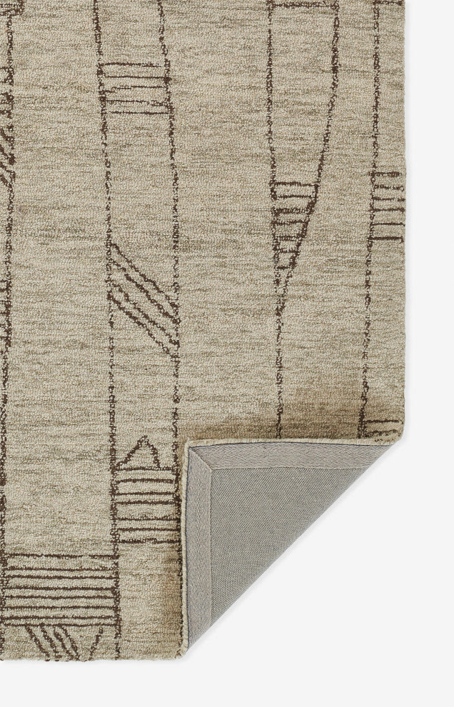 Momeni Teppe Hand Tufted Wool Grey Area Rug 8' X 10'