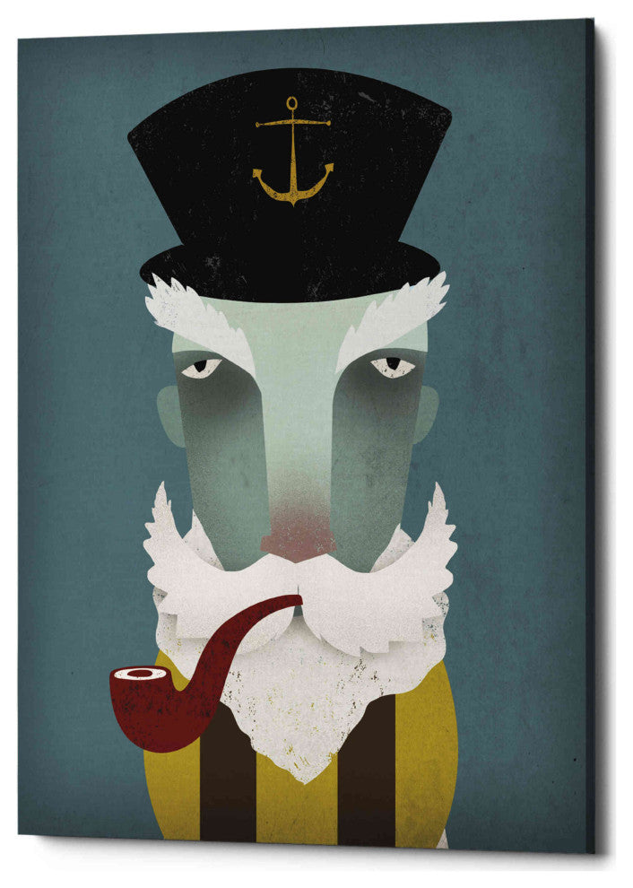 Epic Graffiti ''Fisherman I'' by Ryan Fowler, Giclee Canvas Wall Art, 40"x60"