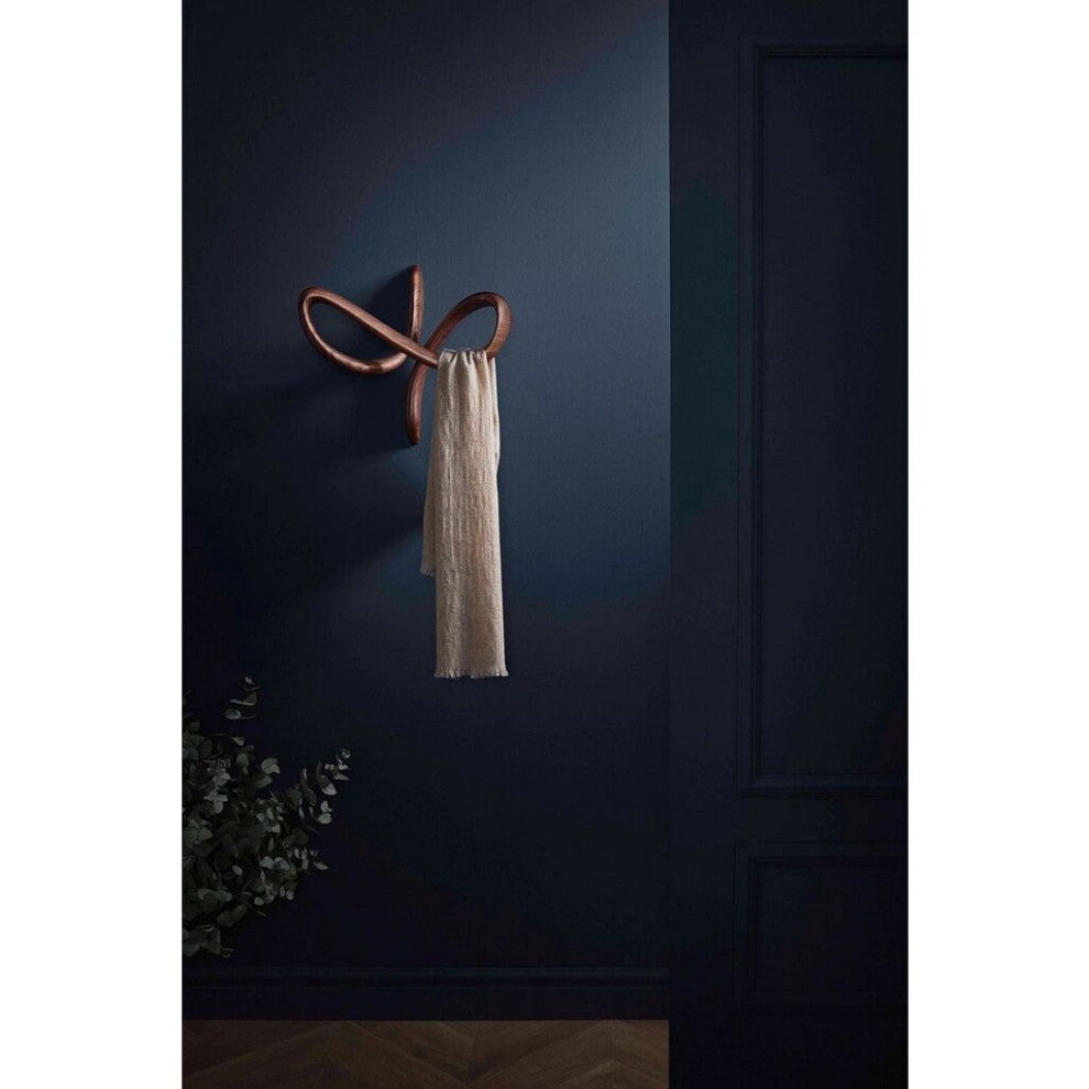 Nomon Vertigo Coat Hanger, Natural Solid Walnut, Small