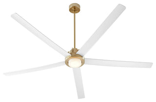 Quorum International 80805 Revel 80" 5 Blade Indoor / Outdoor - Matte Black