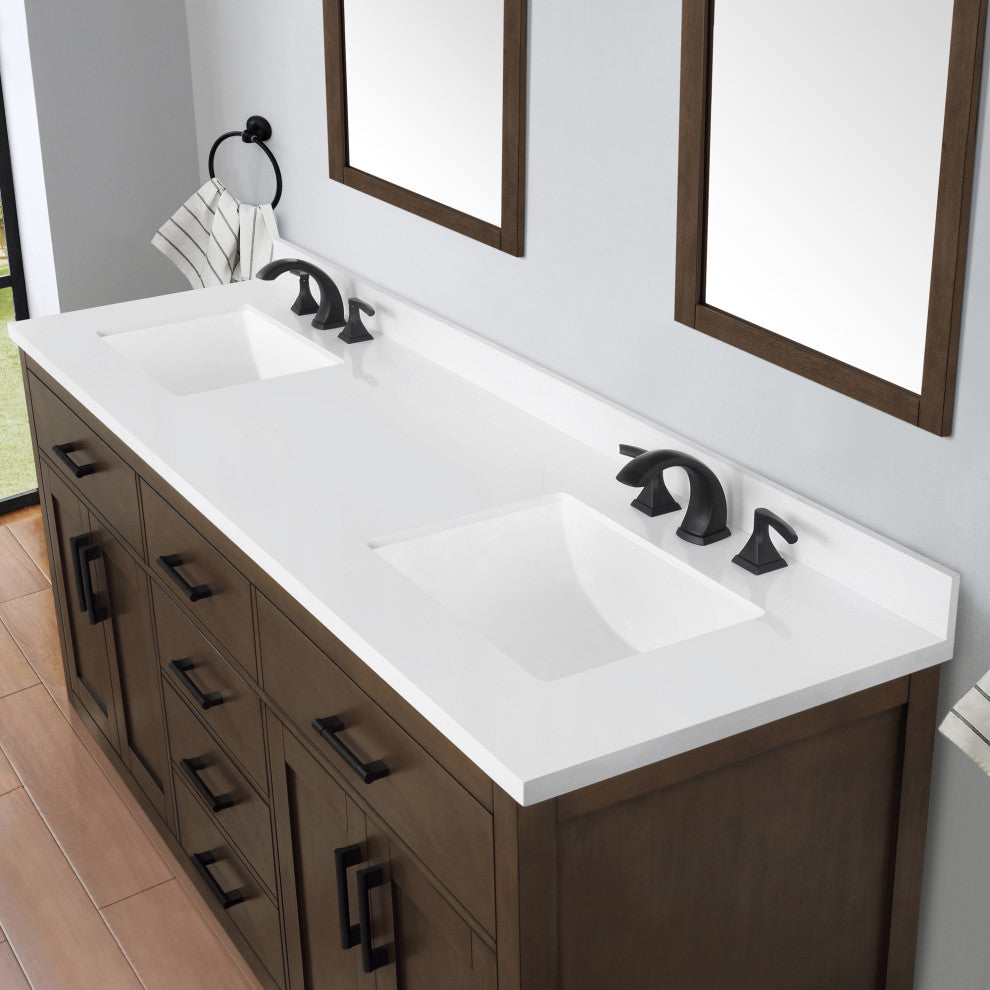 OVE Decors Bailey Vanity, Almond Latte, 72 Inches