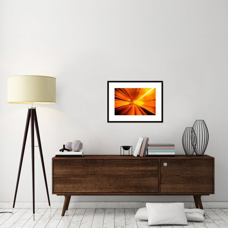 "Wormhole" Framed Digital Print by Alfred Myers, 30x22"