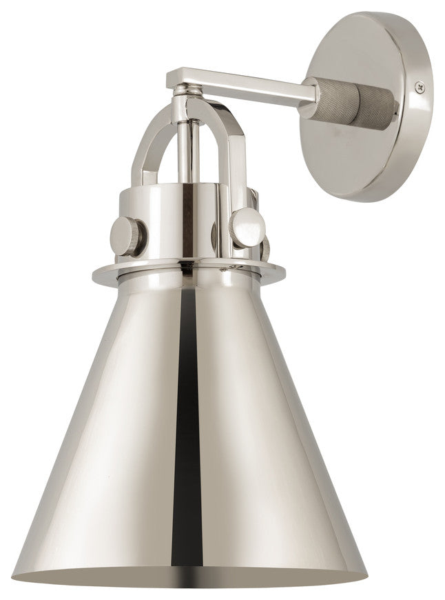 Innovations Newton Cone 1 8" Sconce Polished Nickel