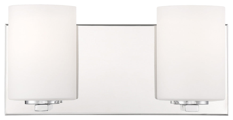 Access Lighting 62581LEDDLP/OPL Oslo 2 Light 14"W LED Vanity - Chrome