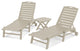 Polywood Nautical 3-Piece Chaise Set, Sand
