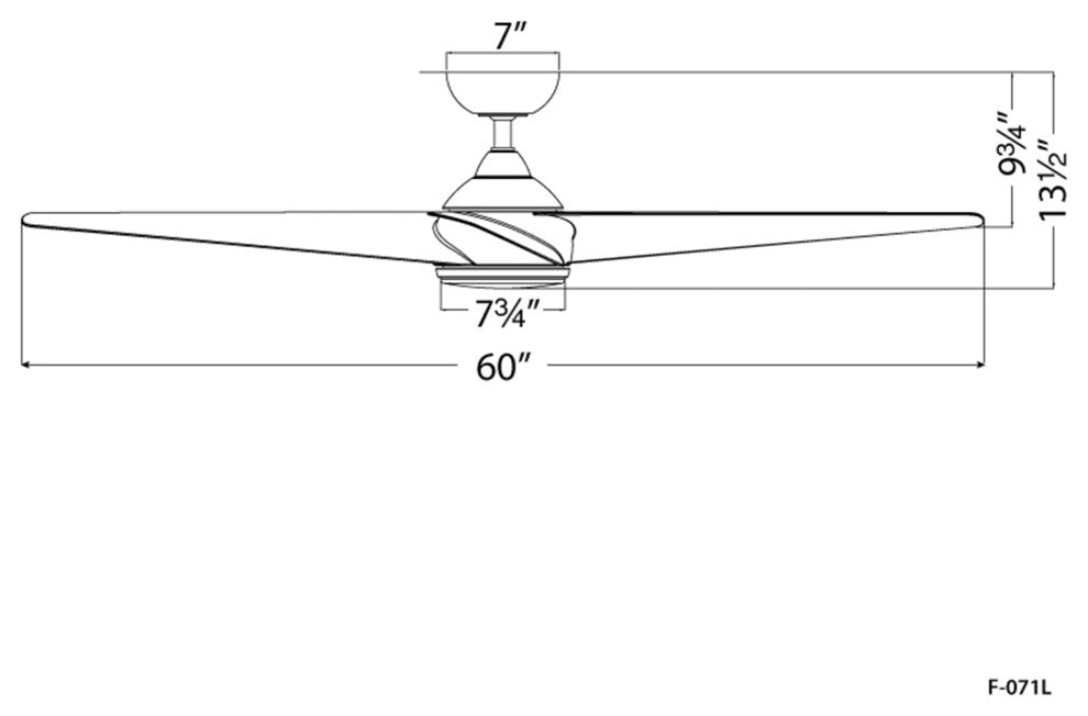Viper Indoor/Outdoor 5-Blade Smart Ceiling Fan 60" Matte Black, Light Kit