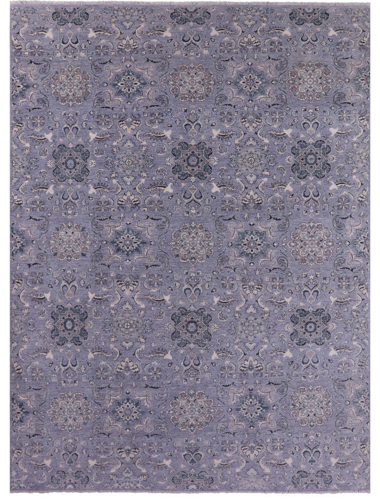 8' 8" X 11' 9" Persian Tabriz Hand Knotted Wool Rug - Q13750