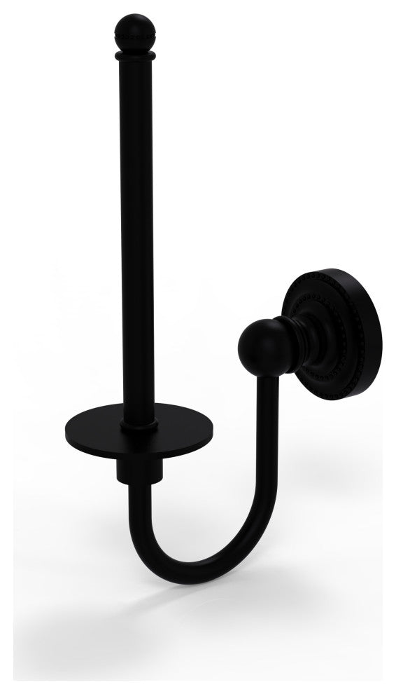 Dottingham Upright Toilet Tissue Holder, Matte Black
