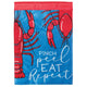 Flag  Double Applique  Pinch Peel Eat Repeat Polyester Garden