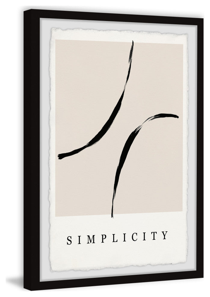 "Love the Simplicity" Framed Painting Print, 20x30