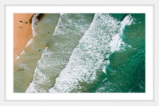 "Crashing Waves" Framed Print by Karolis Janulis