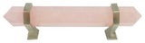Rose Quartz Drawer Pull 6" Closet Pull , Satin Nickel