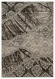 Linon Jewel Ybor Machine Made Polypropylene 5'x7'6" Rug in Brown