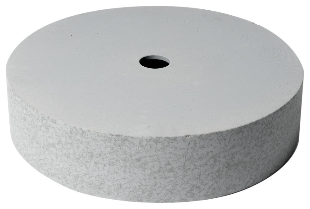 ALFI brand ABCO17R 17" Round Solid Concrete Gray Matte Above Mount Bathroom Sink