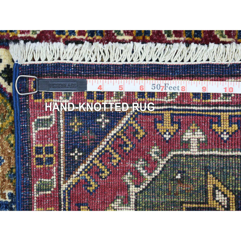 Navy Blue Turkeman Ersari Natural Dyes Hand Knotted Wool Oriental Rug  2'0"x3'0"