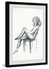 "Getting Ready II" Framed Painting Print, 12"x18"