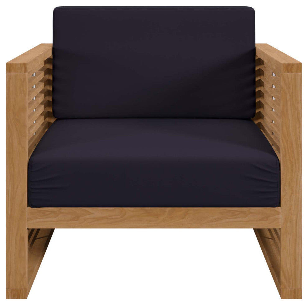 Carlsbad Teak Wood Outdoor Patio Armchair