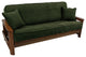 Solid Microsuede Full Futon Cover Set, Hunter Green