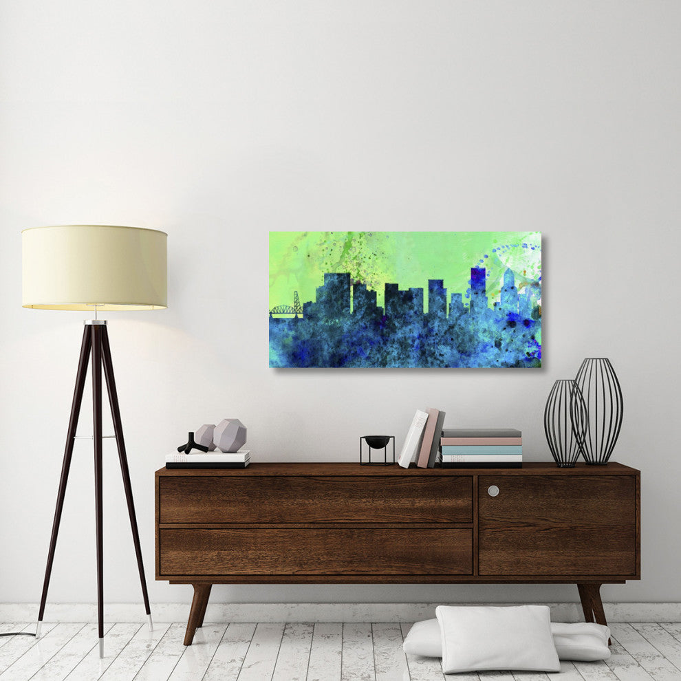 "Portland City Skyline" Fine Art Print