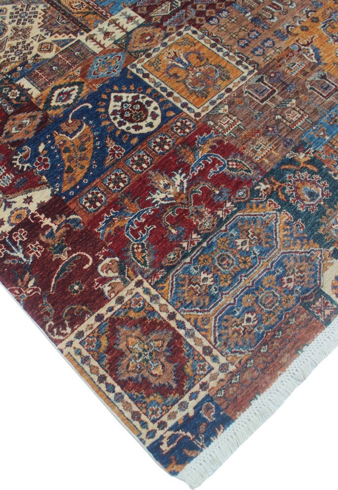 Khurgeen Qudratu Red/Blue Rug, 5'8x7'10