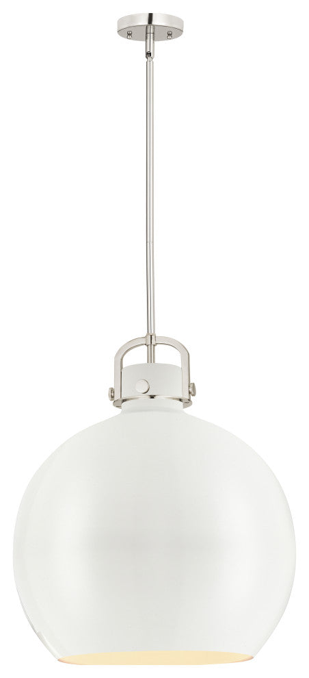 Innovations Lighting 710-1S-PN-M710-18W Newton Sphere 1 Light 18" Pendant