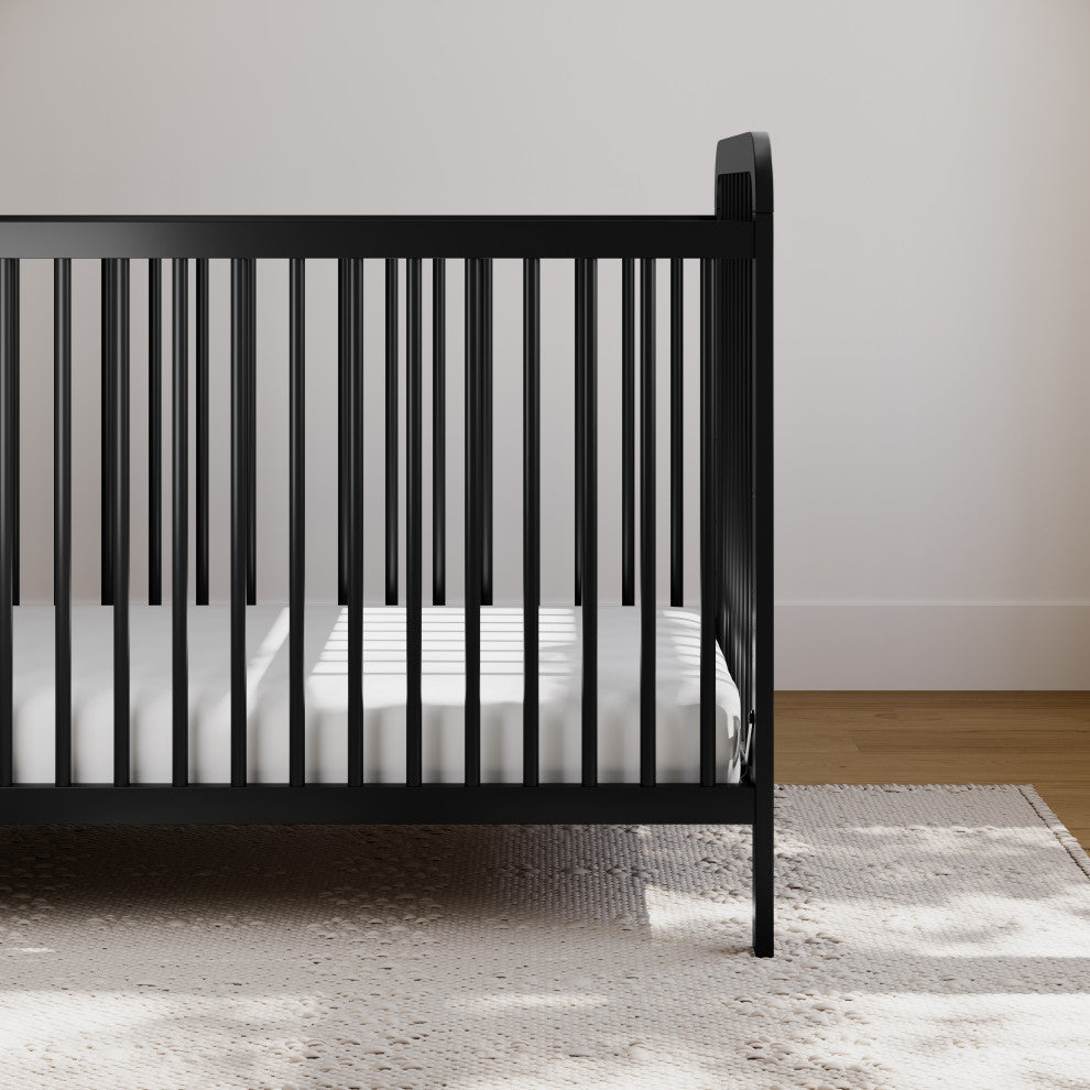Storkcraft Pasadena 3-in-1 Convertible Crib, Black