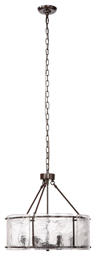 Glenn Large Round Metal Chandelier