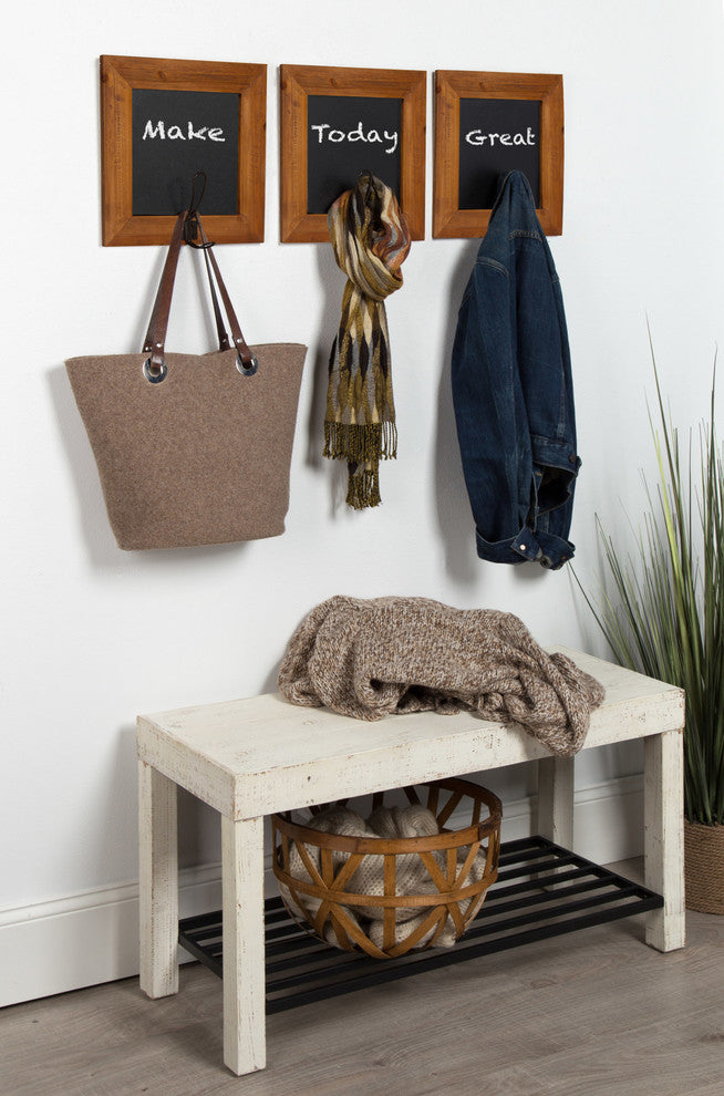 Jeran Wall Mounted Wood Chalkboards 3 Piece Set