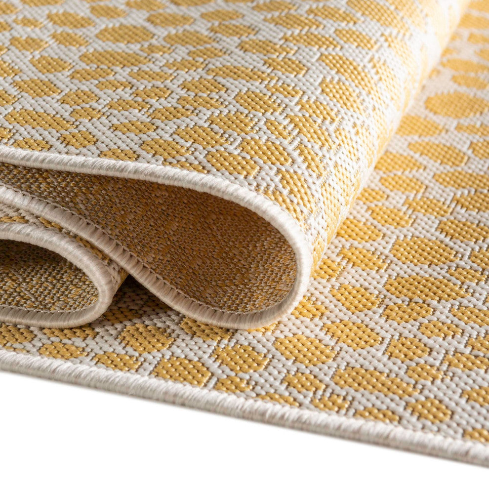 Rug Jill Zarin Jill Zarin Outdoor Yellow Sample 1' 4 x 1' 4