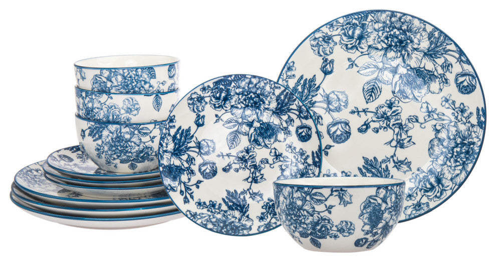 Estate 12 Piece Dinnerware Set, Service for 4
