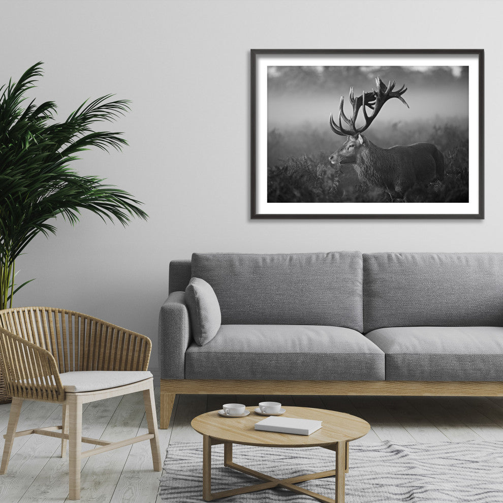 Sunny Morning Framed Print Wall Art by Robert Fabrowski, 48"x32", Framed