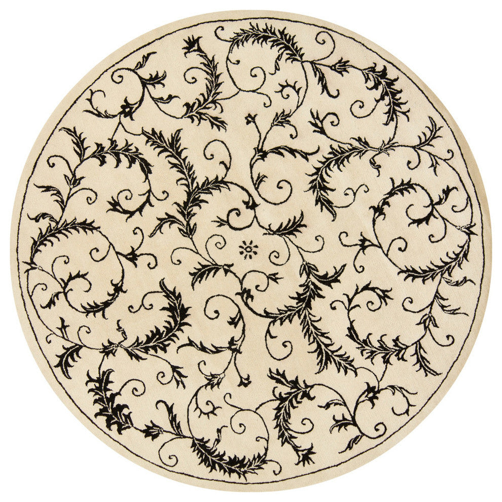 Metro Contemporary Area Rug, 7''9" Round