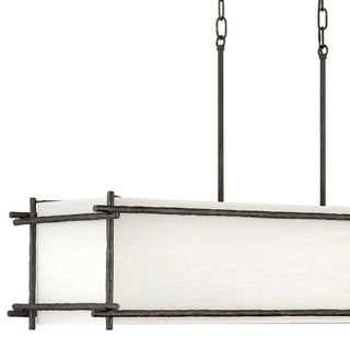 Hinkley Lighting 3676 Tress 6 Light 42"W Linear Chandelier - Iron Ore