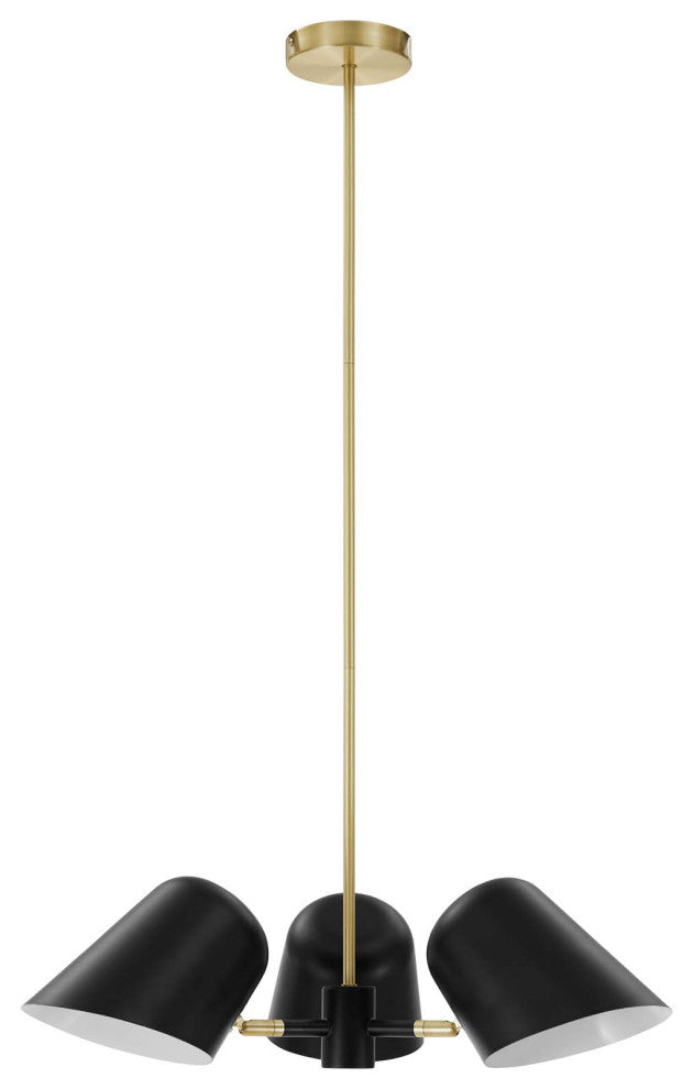 Pendant Ceiling Light Fixture, Black, Metal, Modern Cafe Bistro Hospitality