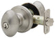 Keyed Entry Knob, Satin Stainless
