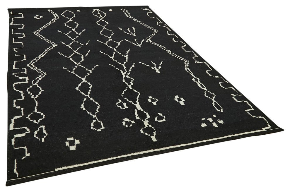 Rug N Carpet - Handmade Decorative 6' 4'' x 9' 4'' Moroccan Area Rug