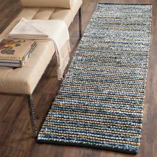 Safavieh Cape Cod Cap363A Rug, Blue/Natural, 2'3" X 6'0"