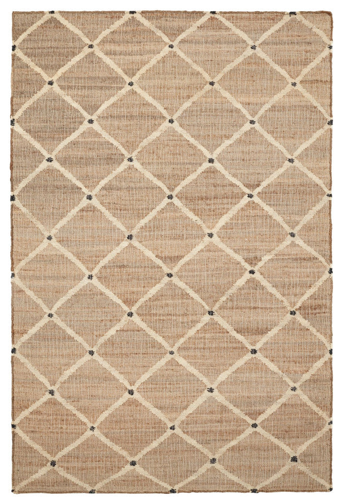 Dash & Albert Kali Natural Handwoven Jute Rug, Natural, 5' x 8'
